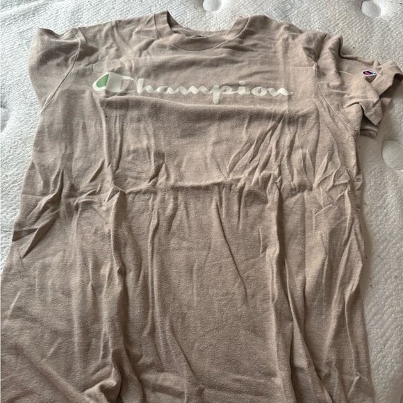 Champion Light Tan Crewneck Tee - Picture 1 of 3